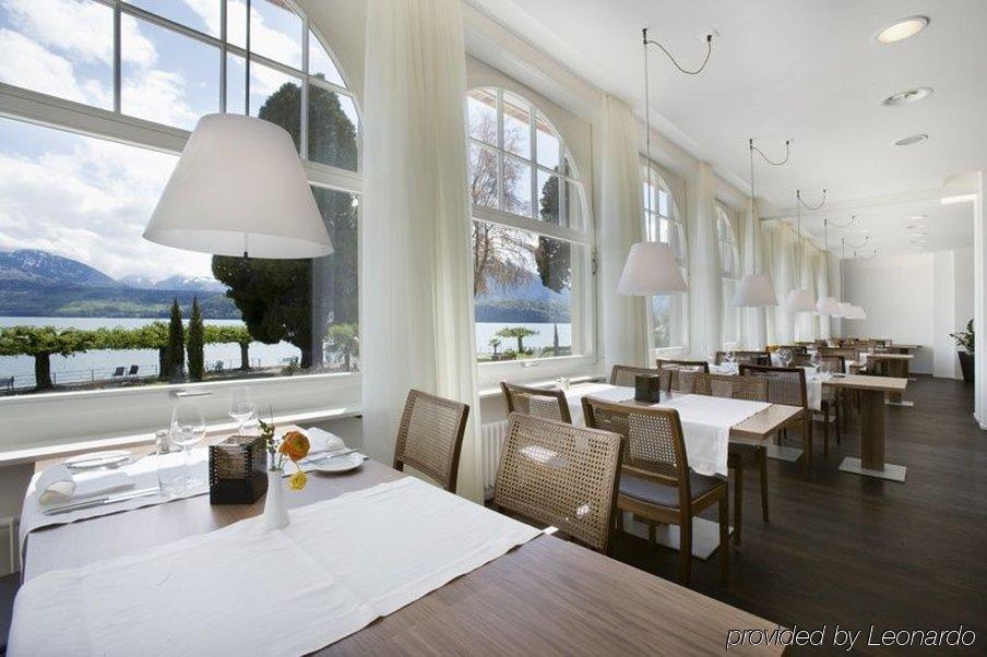 Parkhotel Gunten - Beach & Spa 레스토랑 사진